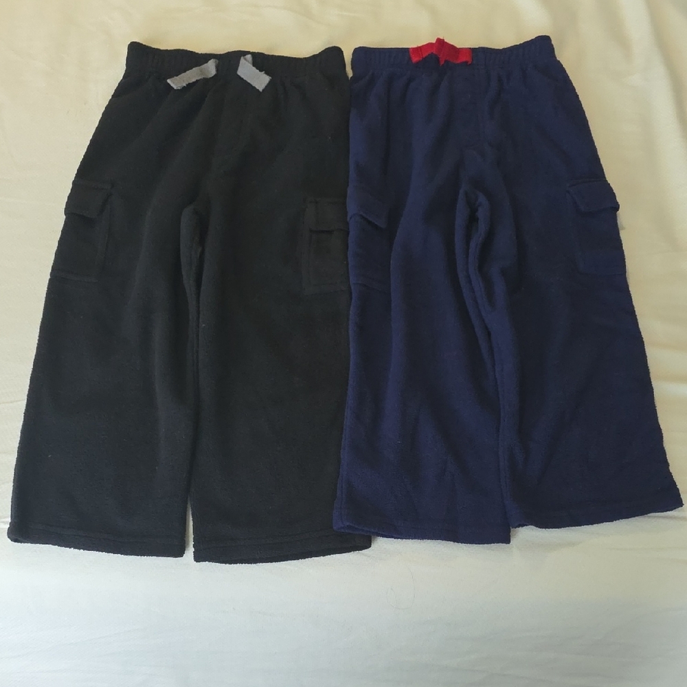 Boys Garanimals Fleece Pants, 4T, Black And Navy